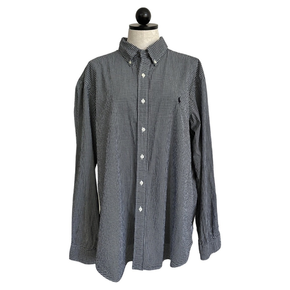Ralph Lauren Men's Check Long Sleeve Button Down Shirt Size XXL
